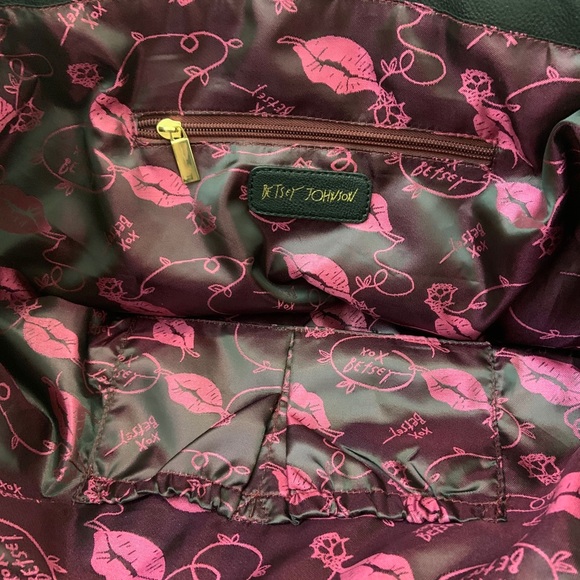 Betsey Johnson Print Purse Black & White - Picture 6 of 6